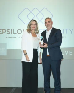 Η EPSILON HOSPITALITY επιβεβαιώνει τη Δυναμική της στα Greek Hospitality Awards 2025 αποσπώντας 6 σημαντικές διακρίσεις